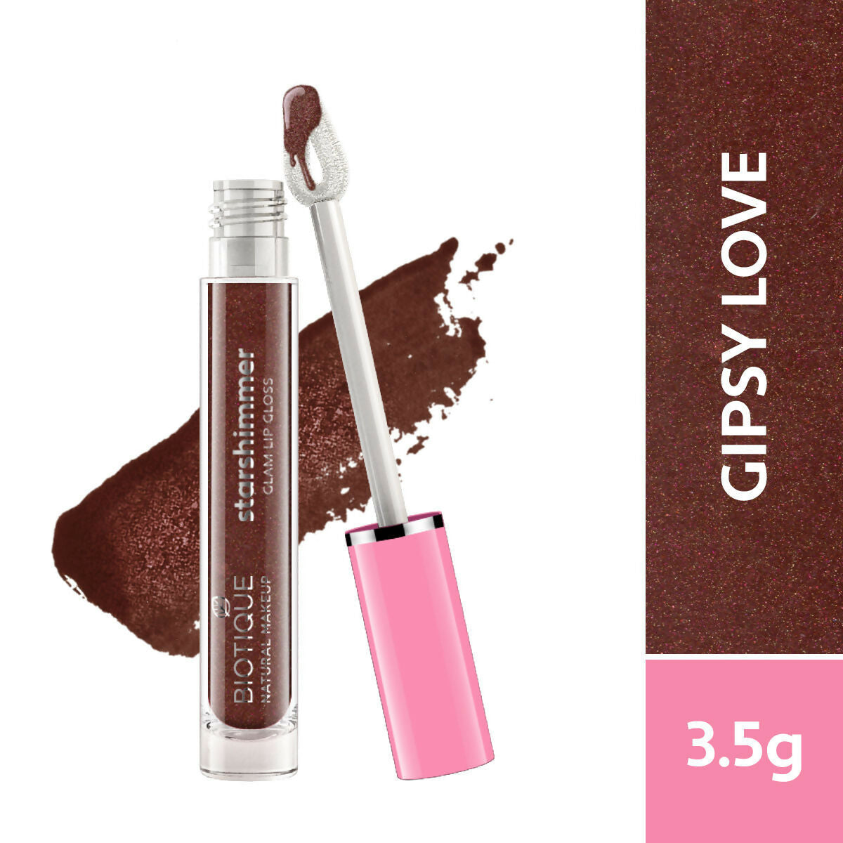 Biotique Starshimmer Glam Lip Gloss - Gypsy Love | Grocsy
