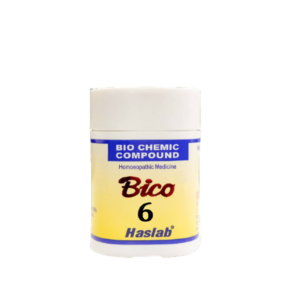 Haslab Homeopathy Bico 6 Biochemic Compound Tablet | Grocsy