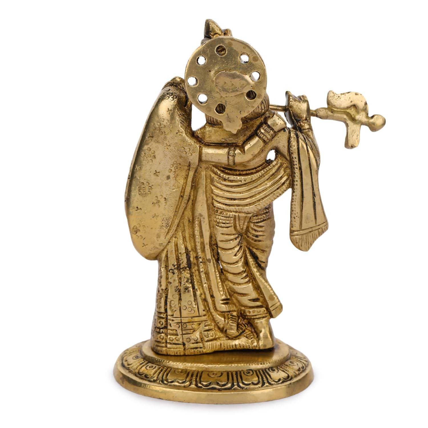 Devlok Kanha Playing Flute With Radha | Grocsy