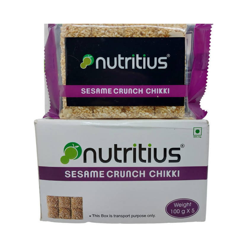 Nutritius Sesame Crunch Chikki | Grocsy