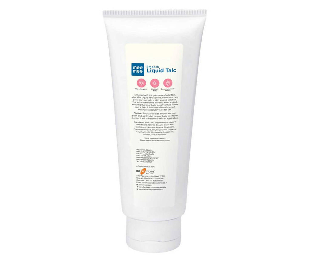 Mee Mee Smooth Liquid Talc | Grocsy