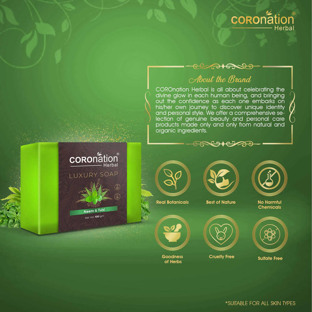 Coronation Herbal Neem & Tulsi Luxury Soap | Grocsy