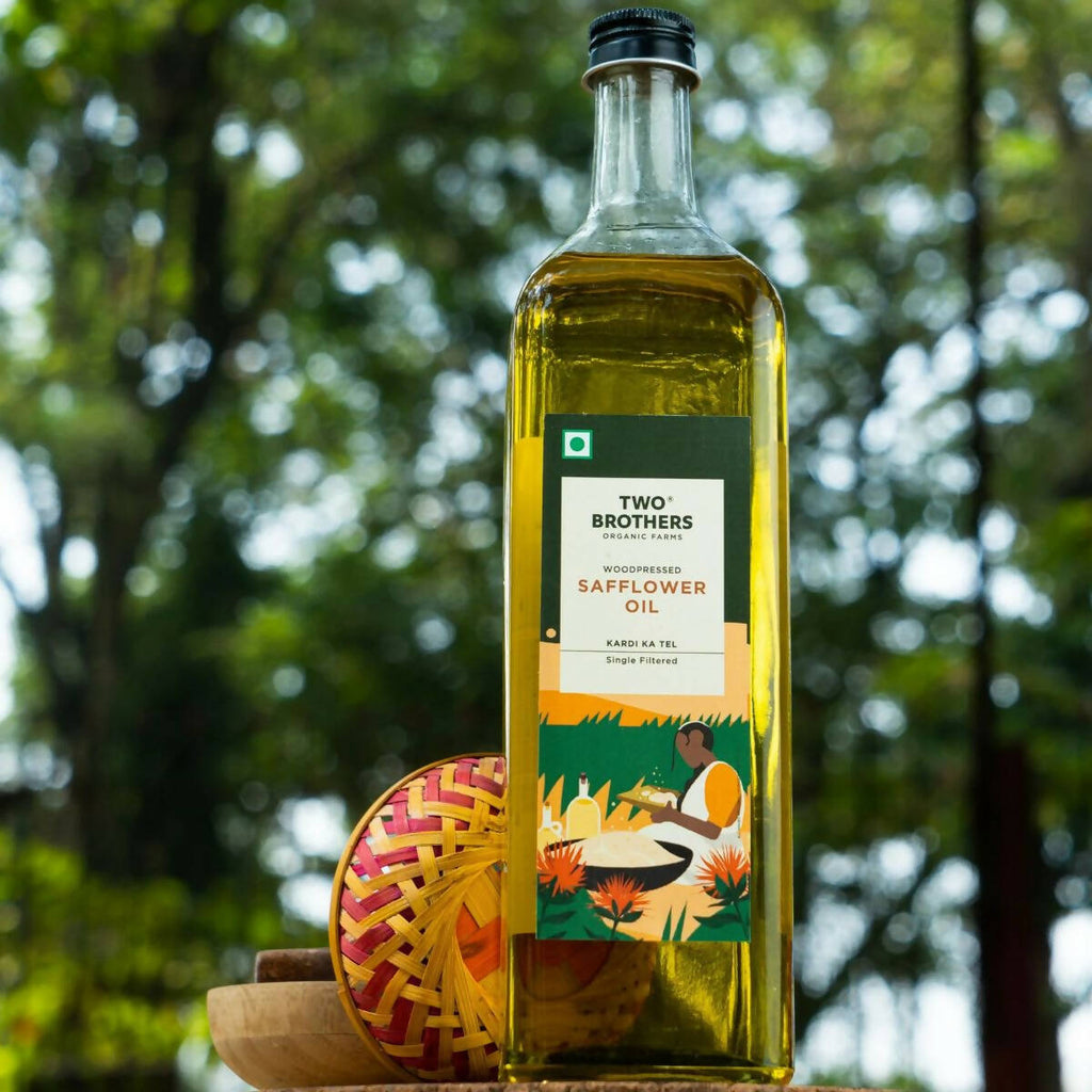 Two Brothers Organic Farms Safflower Oil | Grocsy