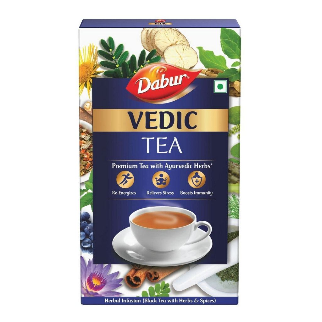 Dabur Vedic Premium Ayurvedic Herbs Black Loose Tea | Grocsy