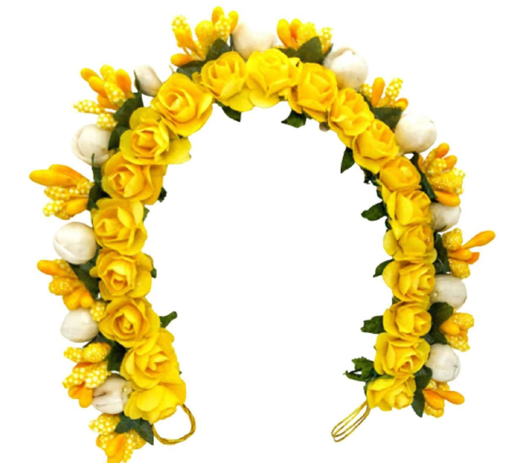 Yellow Flower Gajra | Grocsy