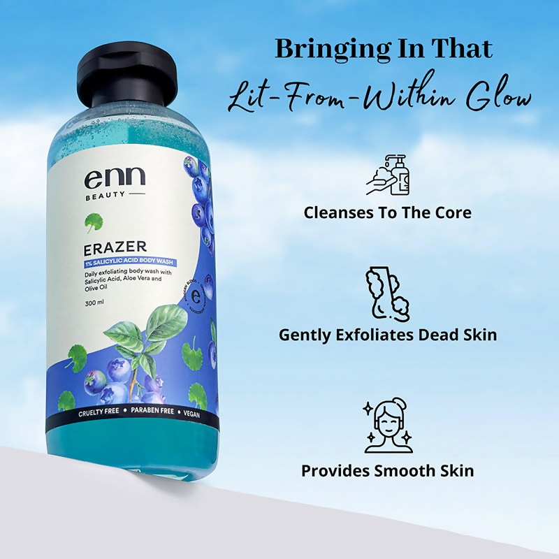 Enn Exfoliating 1% Salicylic Acid Body Wash | Grocsy