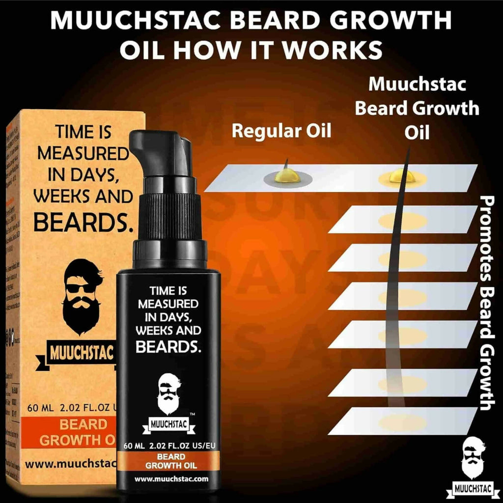 Muuchstac Beard Growth Oil | Grocsy