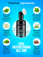 Mancode Refreshing Mint Cool Foaming Face Wash | Grocsy