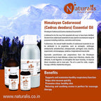 Naturalis Essence of Nature Himalayan Cedarwood Essential Oil | Grocsy