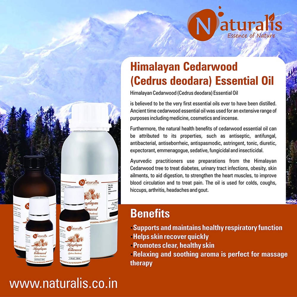 Naturalis Essence of Nature Himalayan Cedarwood Essential Oil | Grocsy