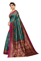 Vamika rama & wine Printed Art Silk Saree | Grocsy