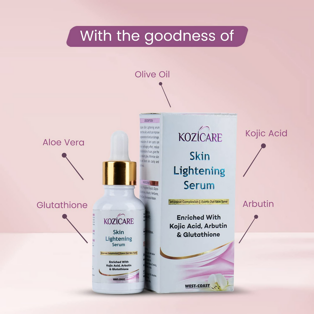 Healthvit Kozicare Skin Lightening Serum | Grocsy