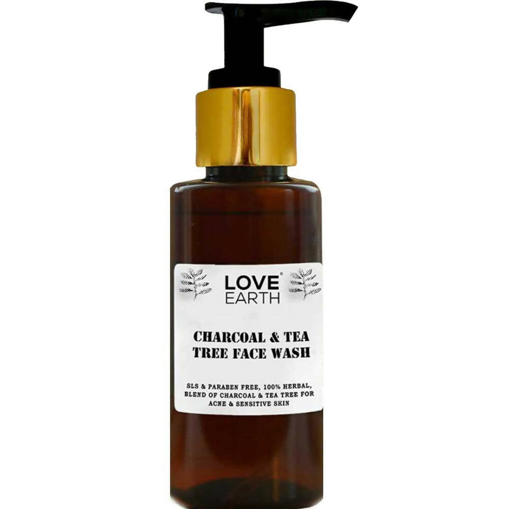Love Earth Charcoal & Tea Tree Face Wash | Grocsy