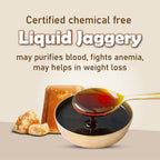 Naivedyam Chemical Free Liquid Jaggery - Jar | Grocsy