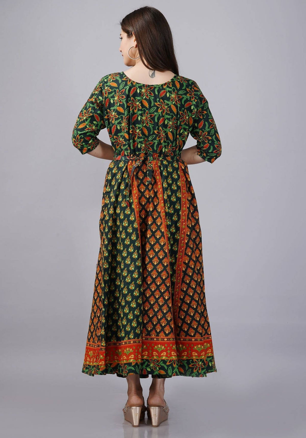 Vamika Multicolor Cotton Printed Party/Casual Wear Kurti (GAM20K) | Grocsy