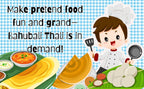 The Small Wonderland Bahubali Set-20 Piece Set-South Indian food inspired Pretend Play Food Toys | Grocsy