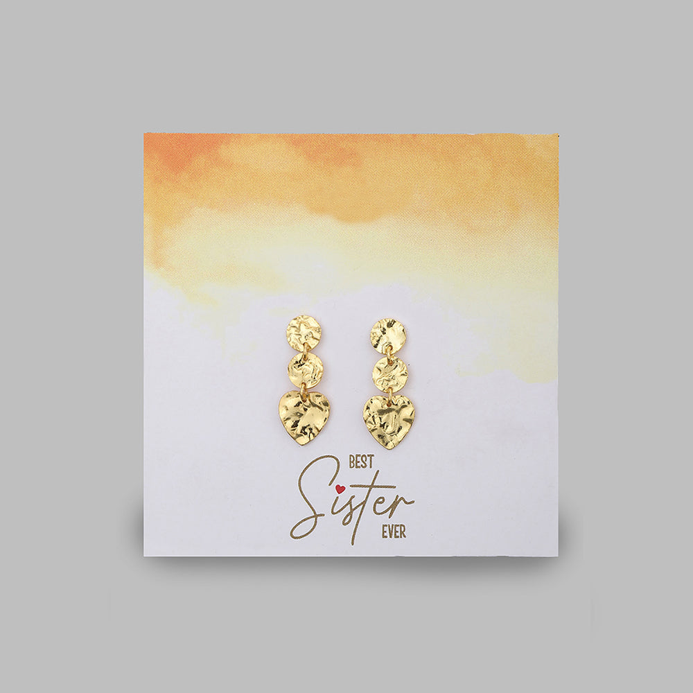 Gold-Polished Crescent Hoop Earring For Women - Wahe Jewels - Swadesiicart