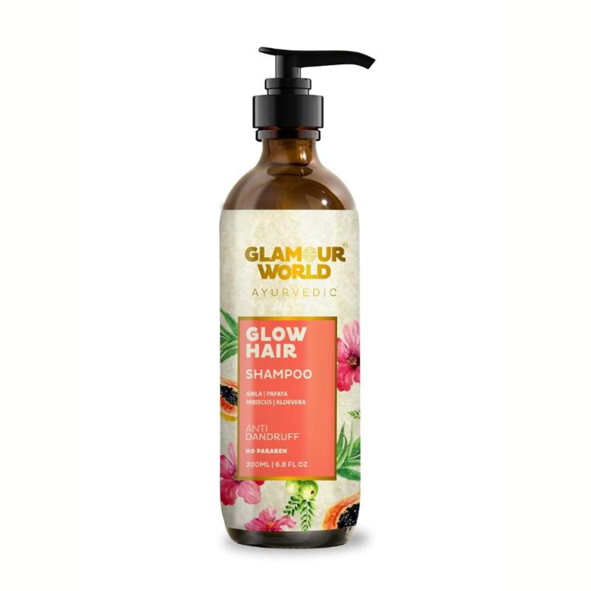 GLAMOUR WORLD AYURVEDIC Glow Hair Shampoo | Grocsy