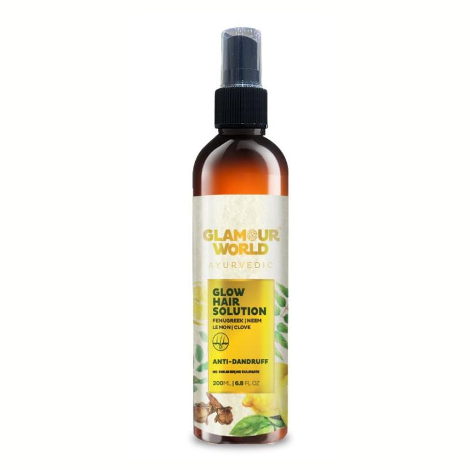 GLAMOUR WORLD AYURVEDIC Glow Hair Solution | Grocsy