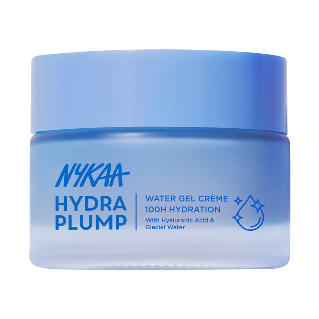Nykaa Skin Hydra Plump Water Gel Creme Moisturiser, 100Hr Hydration, Normal, Dry & Combination Skin | Grocsy