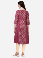 HERE&NOW Bandhani Printed Kurta | Grocsy