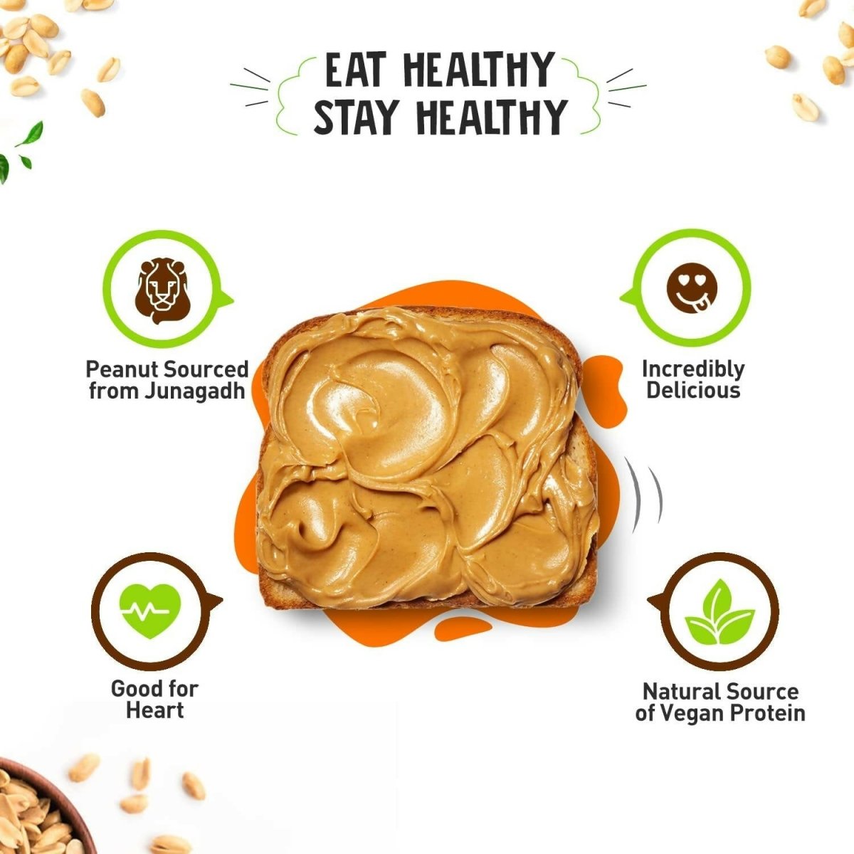 Alpino High Protein Jaggery Peanut Butter Smooth | Grocsy