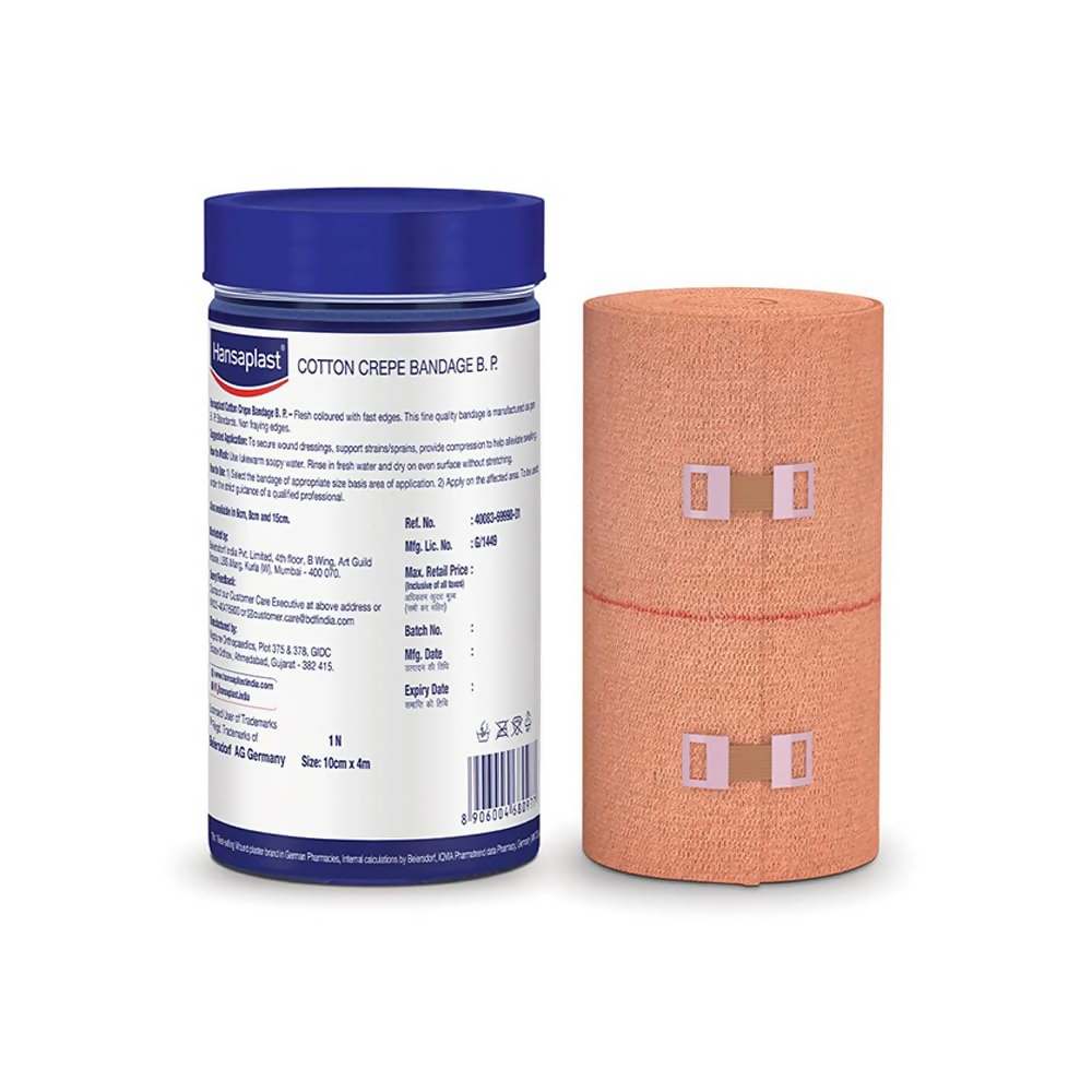 Hansaplast Soft Cotton Crepe Bandage For Pain Relief - 15cm x 4MTR | Grocsy