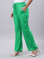 Souchii Green Liva Palazzos | Grocsy