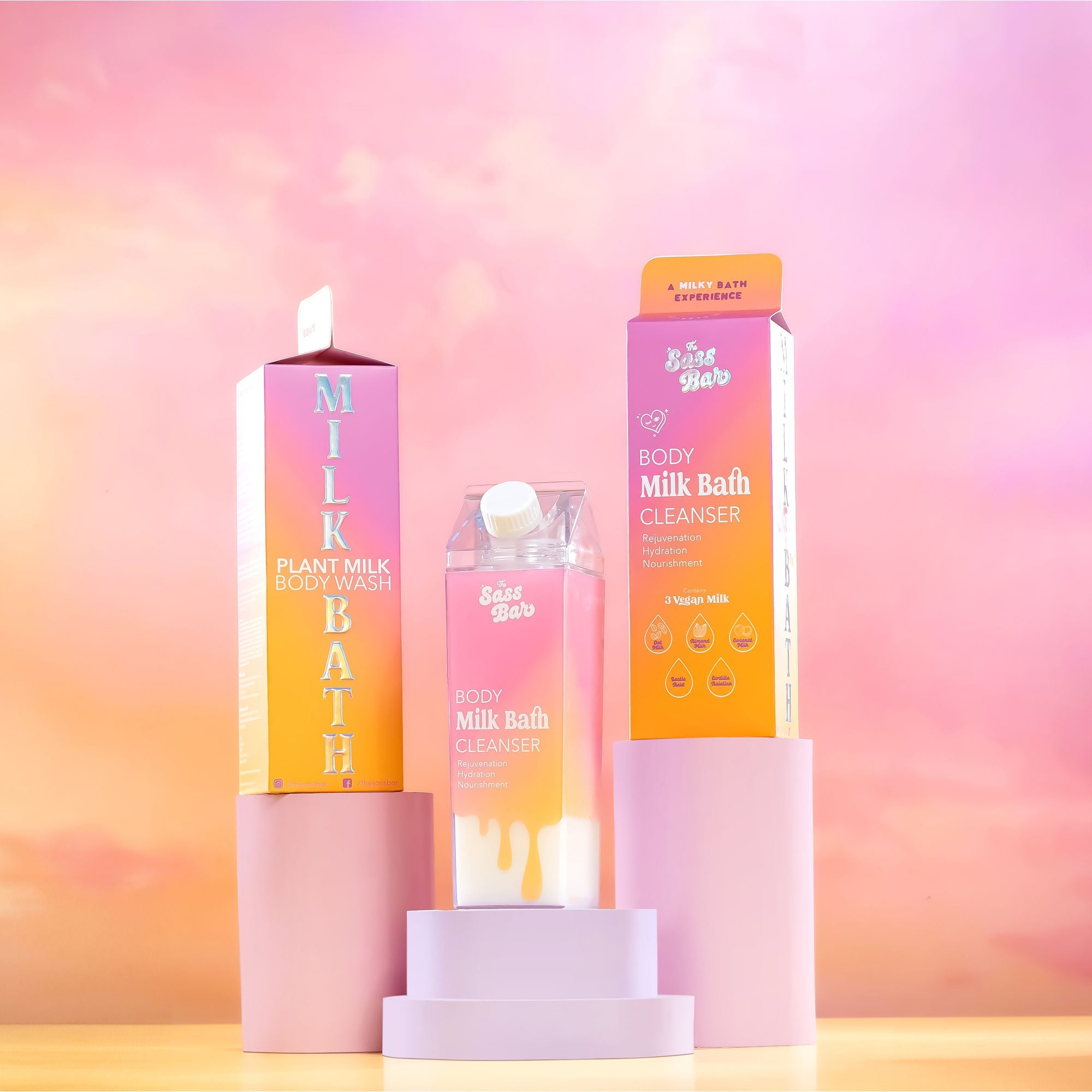 The Sass Bar Dawn Exfoliating Bodywash with Lactic Acid + Centella for Sensitive Skin | Grocsy