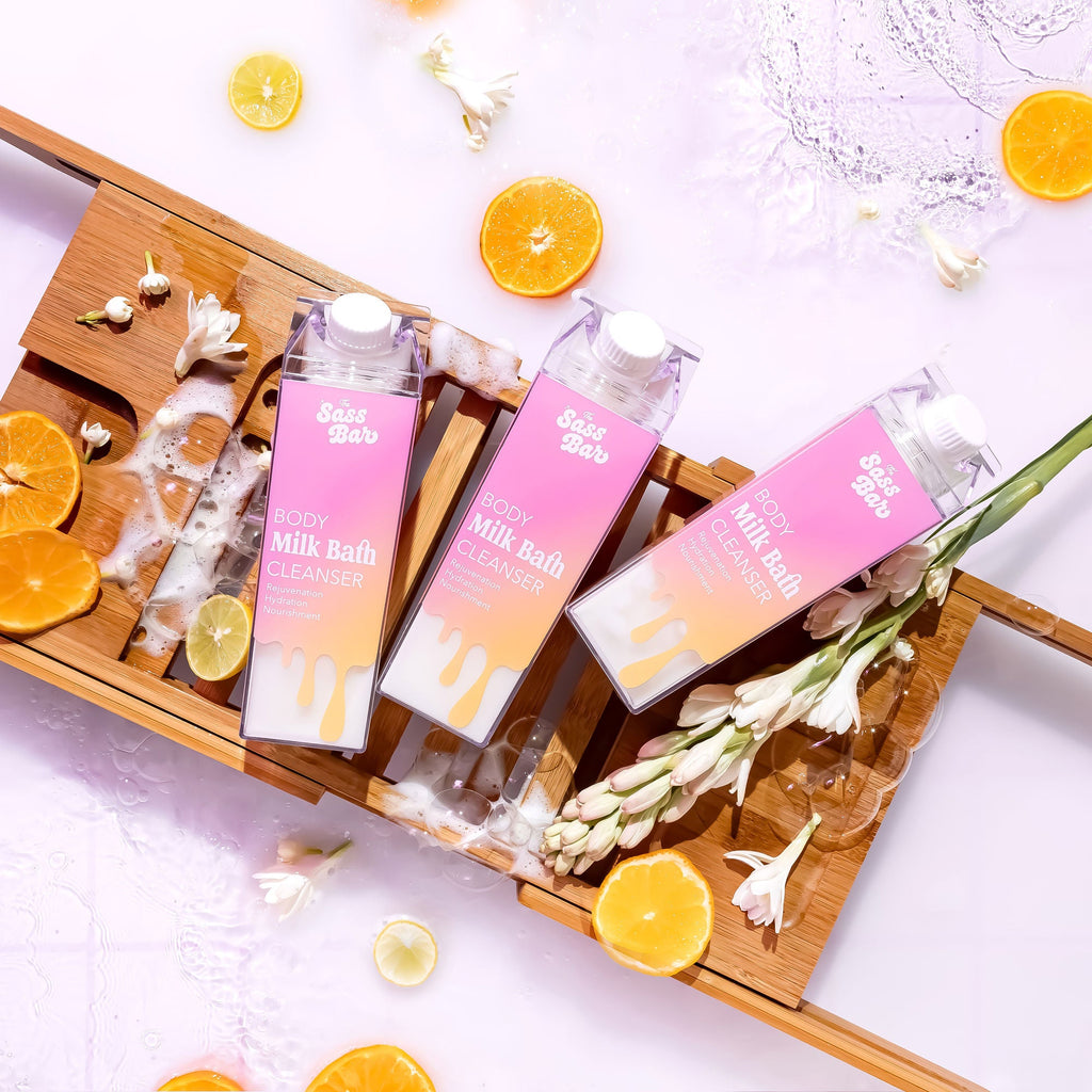 The Sass Bar Dawn Exfoliating Bodywash with Lactic Acid + Centella for Sensitive Skin | Grocsy