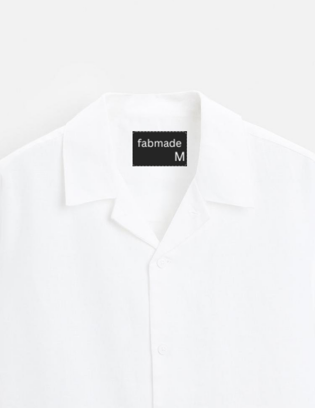 Fabmade Men’S White Cotton Shirt | Grocsy