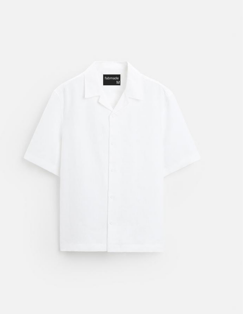 Fabmade Men’S White Cotton Shirt | Grocsy