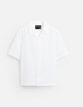 Fabmade Men’S White Cotton Shirt | Grocsy