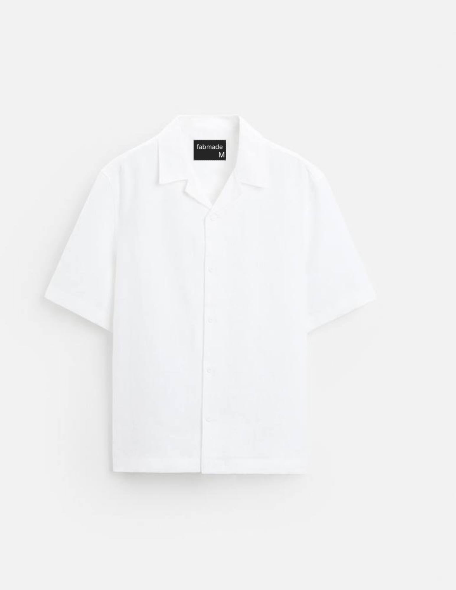 Fabmade Men’S White Cotton Shirt | Grocsy
