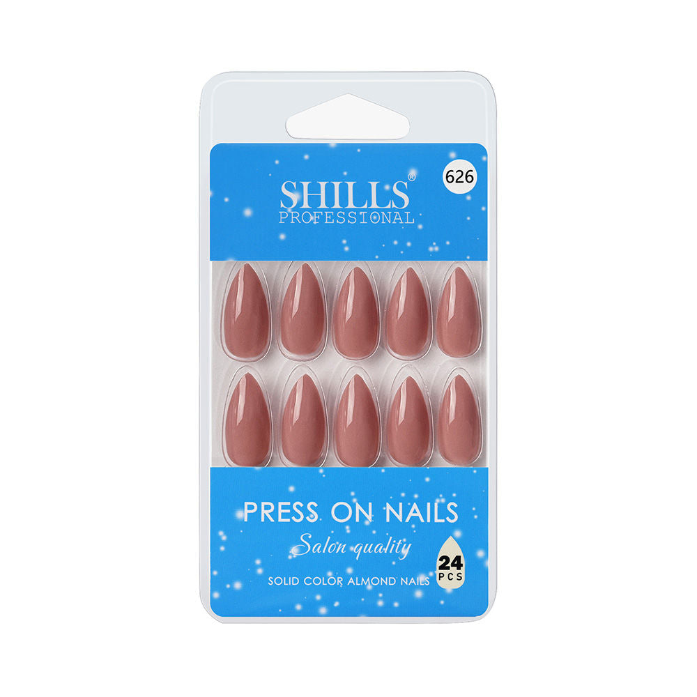 Shills Professional Reusable Press On Nails Almond - SPN626 | Grocsy