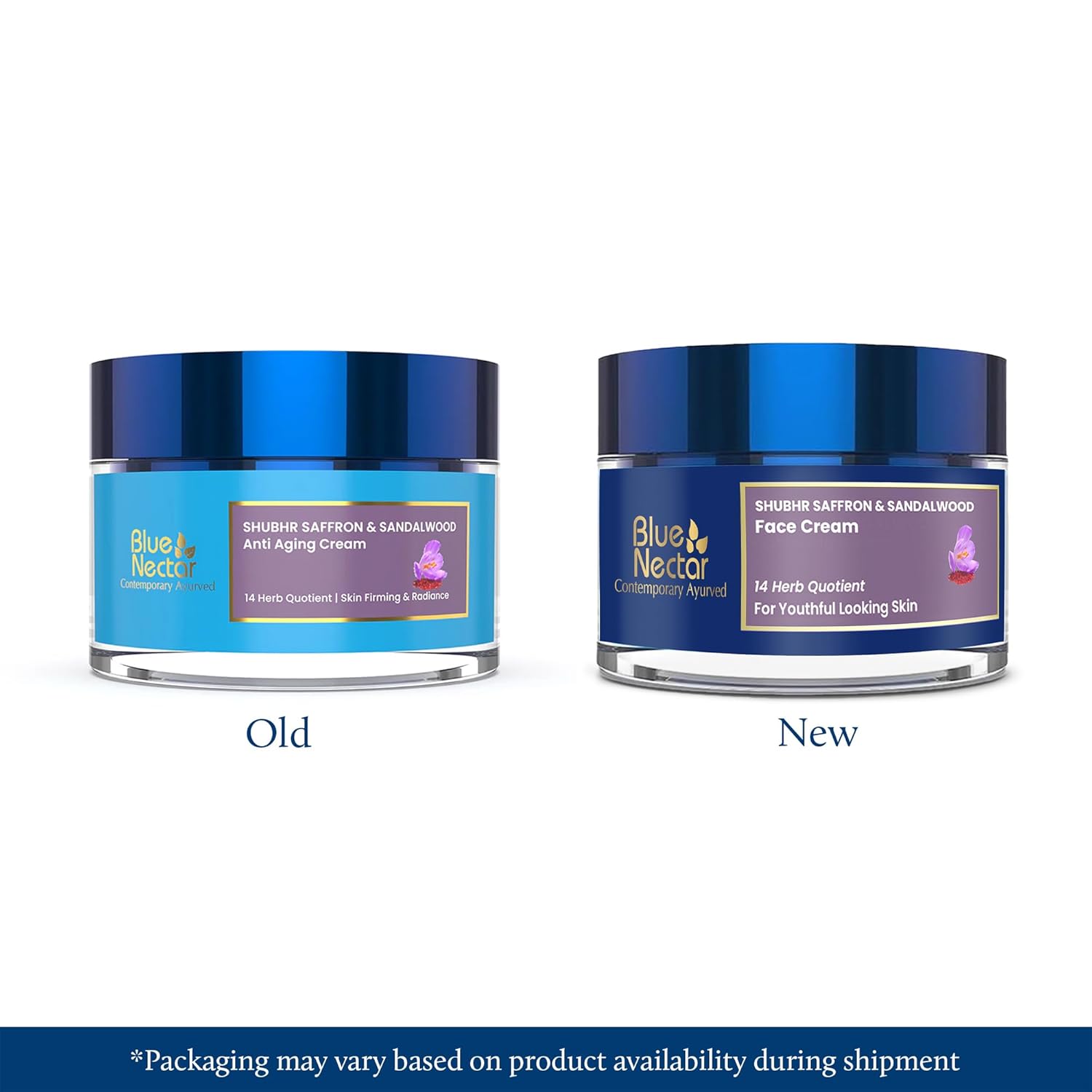 Blue Nectar Shubhr Anti Aging Saffron & Sandalwood Cream for Women | Grocsy