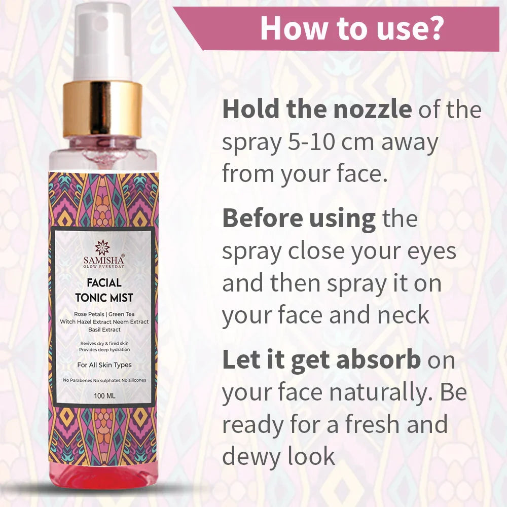 Samisha Rose Water Toner | Grocsy