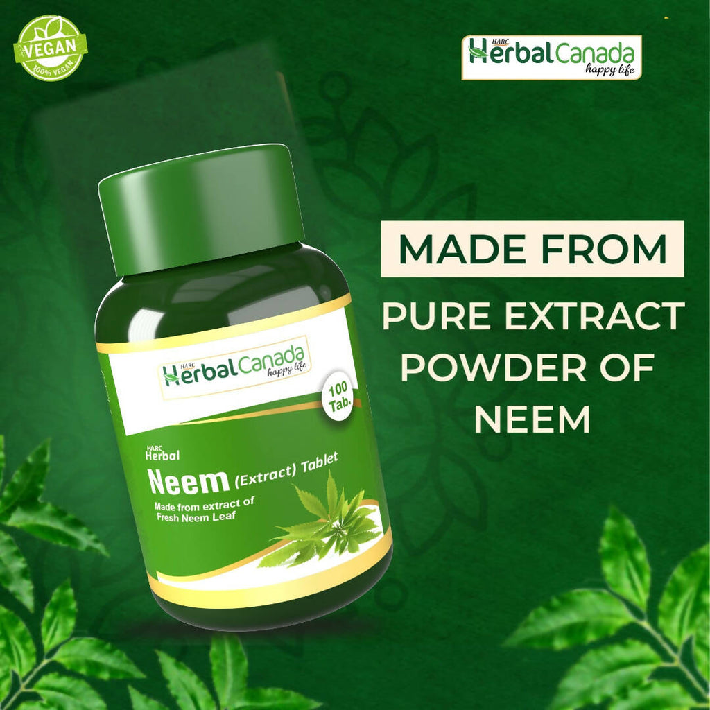 Herbal Canada Neem Extract Tablets | Grocsy