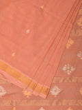 Fawn Uppada Cotton Handloom Saree with Assorted Pallu Design - Global Threads | Grocsy