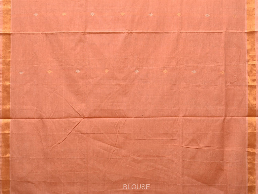 Fawn Uppada Cotton Handloom Saree with Assorted Pallu Design - Global Threads | Grocsy