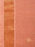Fawn Uppada Cotton Handloom Saree with Assorted Pallu Design - Global Threads | Grocsy
