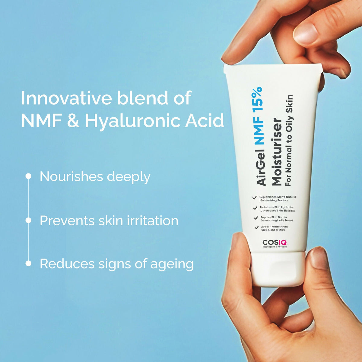 Cos-IQ AirGel NMF 15% for Oily Skin Moisturizer | Grocsy