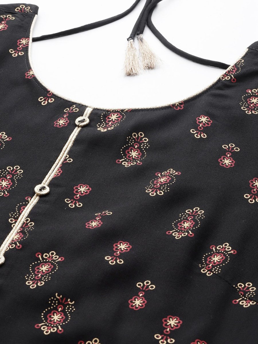 All About You Women Ethnic Motifs Printed Regular Kurta with Trouser | Grocsy