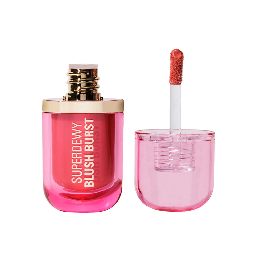 Makeup Revolution Superdewy Liquid Blush Burst - Strawberry Milkshake Cool Pink | Grocsy