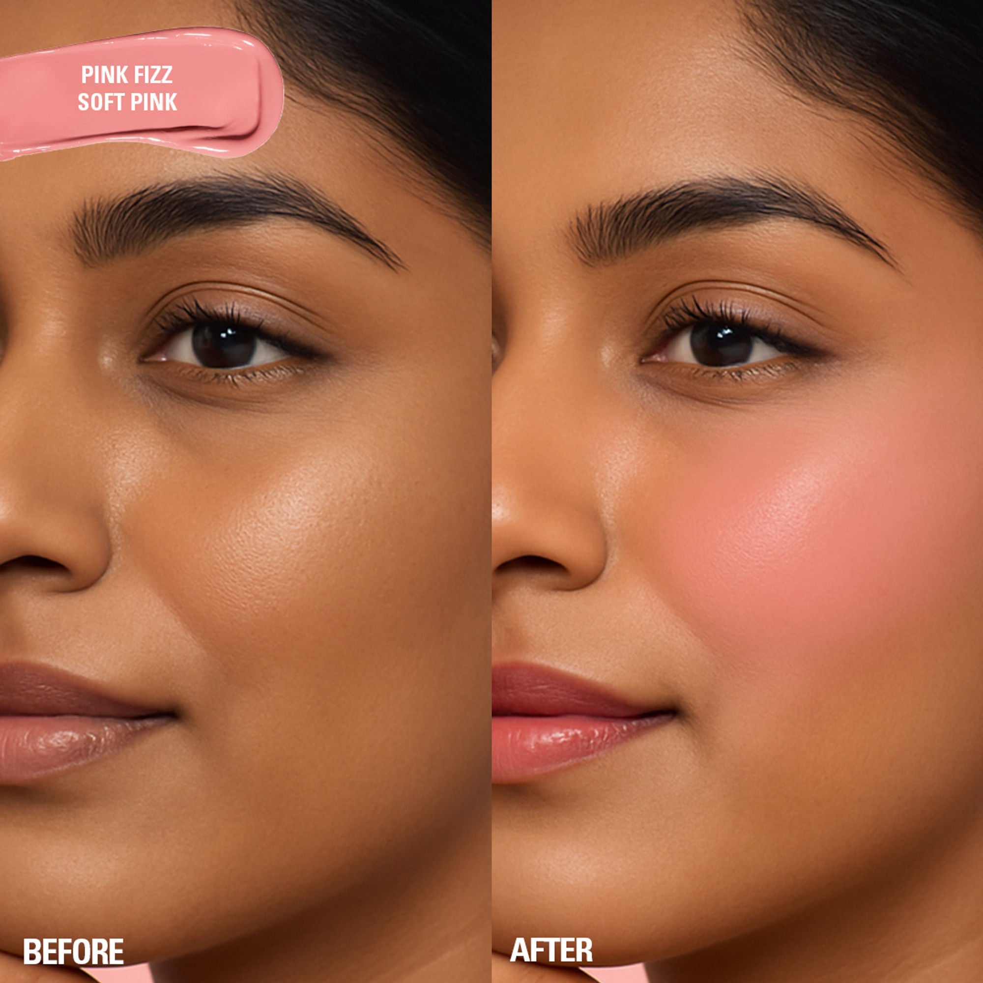 Makeup Revolution Superdewy Liquid Blush Burst - Pink Fizz Soft Pink | Grocsy