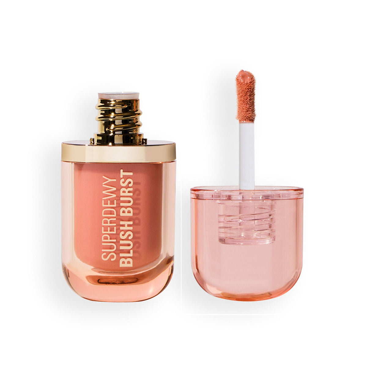 Makeup Revolution Superdewy Liquid Blush Burst - Pink Fizz Soft Pink | Grocsy