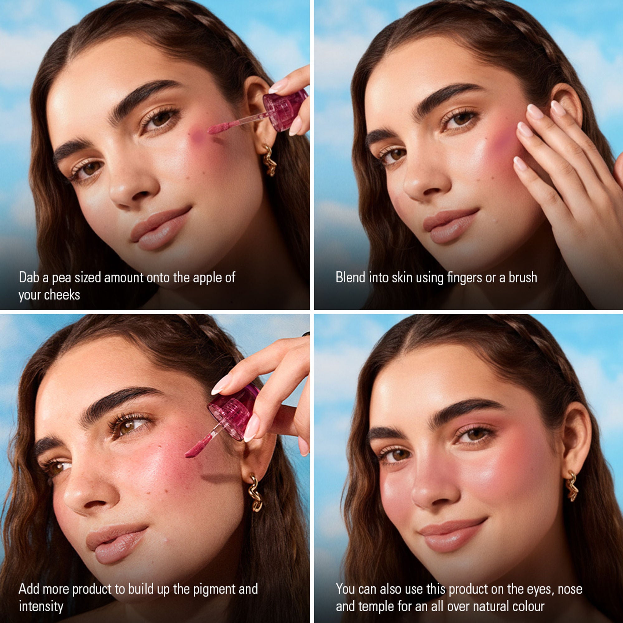 Makeup Revolution Superdewy Liquid Blush Burst - Very Cherry Berry | Grocsy