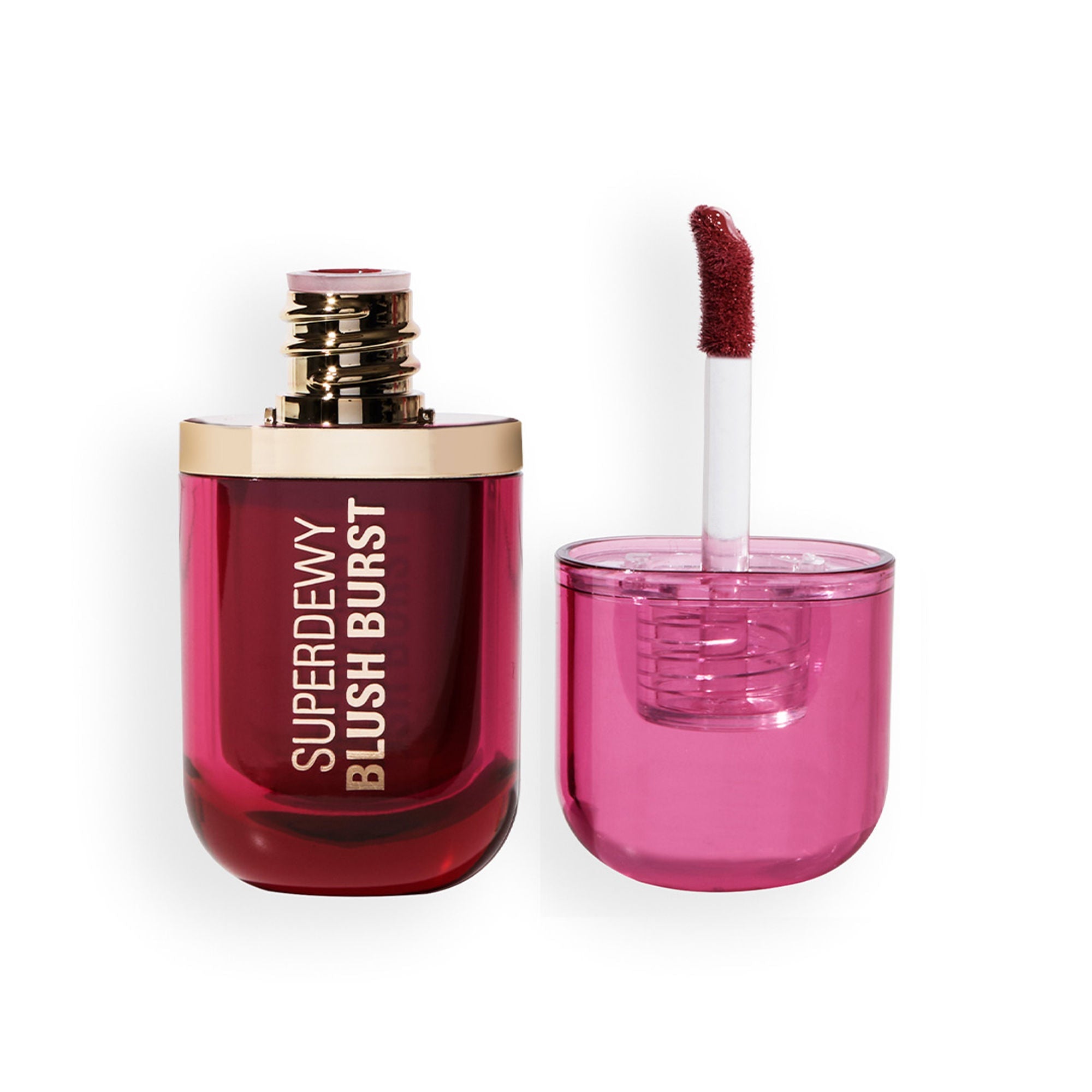 Makeup Revolution Superdewy Liquid Blush Burst - Very Cherry Berry | Grocsy
