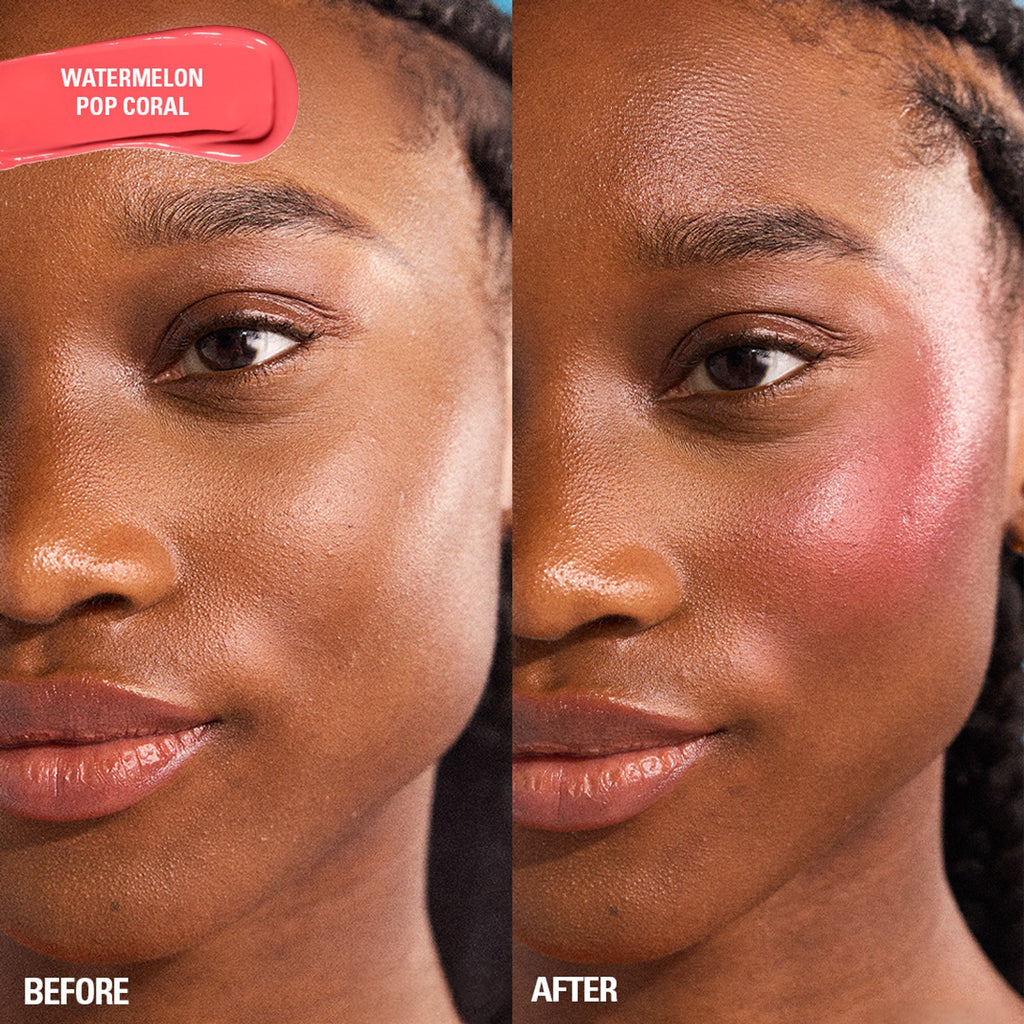 Makeup Revolution Superdewy Liquid Blush Burst - Watermelon Pop Coral | Grocsy
