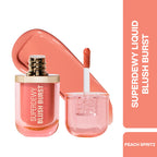 Makeup Revolution Superdewy Liquid Blush Burst - Peach Spritz | Grocsy